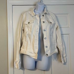 Universal Thread Off-White Denim Jacket - Medium
